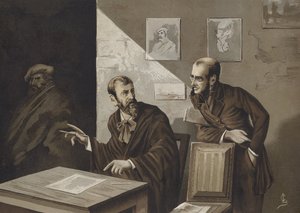 Madness and Hallucination of an English Painter by Spanish School